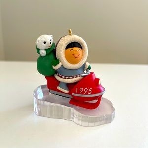 Vintage Frosty Friends ornament